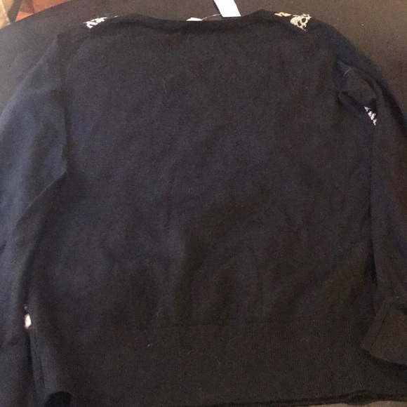 NWT Distressed Gold Sweater